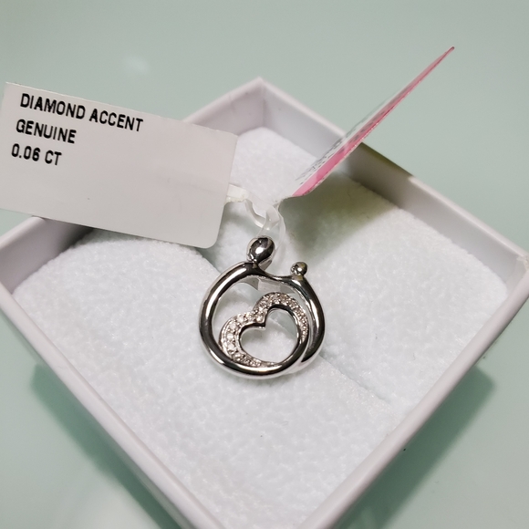 Genuine Diamond Accent Pendant - Picture 6 of 8